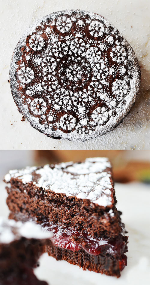 Double Cocoa Chili JamDoily Cake Recipe