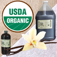 certified organic vanilla baking ingredients for sale